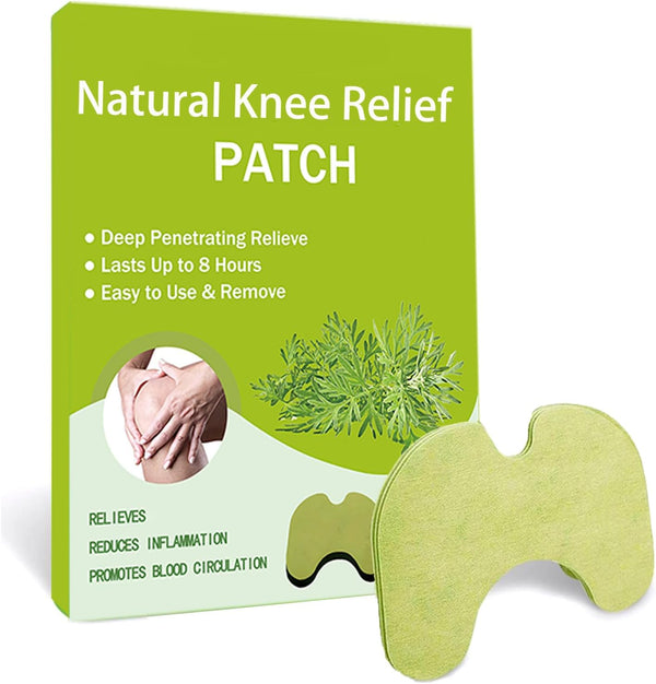 Wellness Knee Patches, 50 Pcs Herbal Wormwood Extract Sticker for Natural Knee Relief, Back Pain
