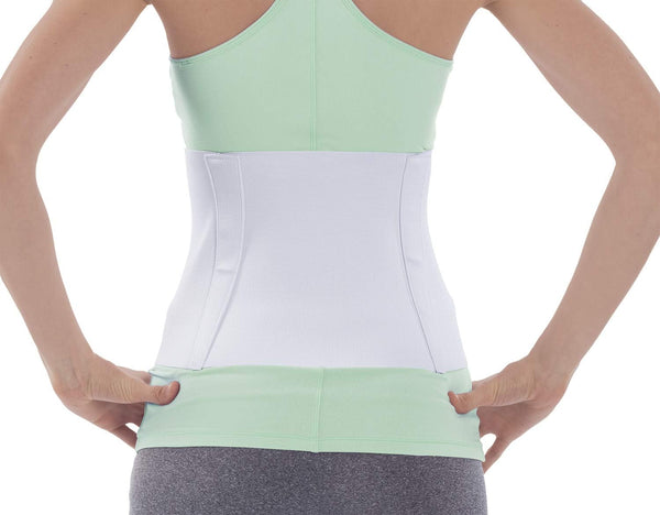 NYOrtho Tapered Abdominal Binder - Firm Compression Wrap for Stomach Support, 30-36 Inch, Made in USA