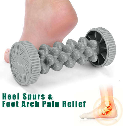 Foot Roller Massager for Plantar Fasciitis Relief, Manual Deep Tissue Foot Massager for Pain Relief and Reflexology