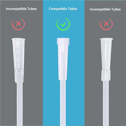 5PCS Oxygen Tubing Swivel Connector Supply, 360 Degree Swivel for Home Oxygen Concentrator Accessories