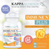 NAC 600mg, Quercetin 1,000mg, Vitamin C 500mg, 90 Capsules, Immune N Plus 15 in 1 Supplement