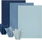 Whaline 90 Sheets Dusty Blue Tissue Paper, Assorted Gradient Blue Mix Gift Wrapping Paper for Wedding, Birthday, Baby
