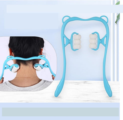 Malarocoby 6 Neck Massager Balls Manual Roller Multifunctional Handheld Massager for Neck, Back, Shoulder and Leg