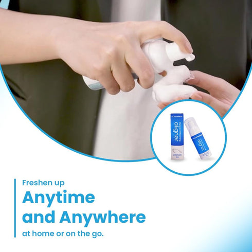White Foam Aligner Cleaner + Whitener for Clear Aligners, Retainers, Mouth Guards, Teeth Whitening Trays