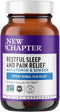 New Chapter Sleep Aid, Restful Sleep & Pain Relief, Melatonin & Ginger Supplement, 30 Vegetarian Capsules