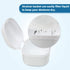 Annhua Dental Orthodontic Retainer Case, Travel Denture Cup Holder, Soaking Box for Cleaning and Storage