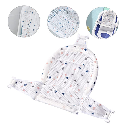 Newborn Bath Support Mat Mesh for Bath Insert Comfortable Bathing Net
