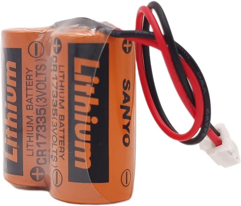 MR-BAT6V1 2CR17335A WK17 6V 1800mAh Battery with Plug for Mitsubishi CNC