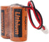MR-BAT6V1 2CR17335A WK17 6V 1800mAh Battery with Plug for Mitsubishi CNC