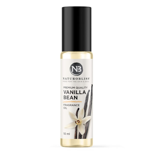 NaturoBliss Vanilla Perfume Oil Roll-On, 10 ml 1 Unit, Vanilla Bean Fragrance, 0.33 Fl Oz