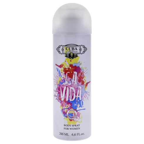 La Vida by Cuba for Women, 6.6 oz Body Spray