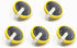 EEMB 5PCS LIR2450 120mah 3.7V Rechargeable Lithium-ion Coin Button Cell Batteries with Solder Tabs