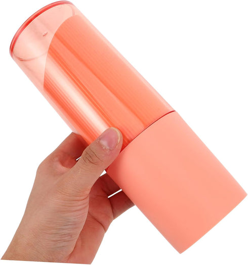 Mobestech Unbreakable Travel Toothbrush Holder Compact Plastic Mouthwash Cup for Portable Toothbrush Storage Case