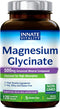 Innate Vitality Magnesium Glycinate 500mg - 120 Vegan Capsules, High Absorption, Non-GMO, Supports Nerve, Muscle & Heart