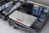 LeanTravel Pill Case Organizer for Travel with Passport Wallet, Grey, Extra Large for 7 to 28 Day Travel