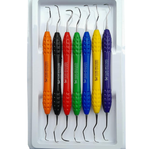 QUANTAFIT EXPORTS 7-Piece Set Teeth Cleaning Kit Plaque and Tartar Remover
