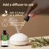 Set, 16oz 4oz Lavender & Rosemary Essential Oils & Pure Natural Scent for Diffusers, Aromatherapy, Hair Care, Candle