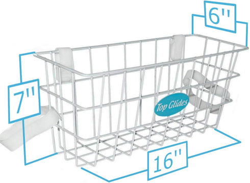 Deluxe Wire Walker Basket by Top Glides - Enhanced Mobility Aid
