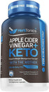 Herbtonics Apple Cider Vinegar + Keto BHB Formula - Digestion & Detox Support, Appetite Control Supplement.
