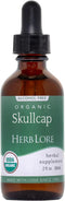 Herb Lore Skullcap Tincture Organic - Alcohol Free Liquid Sleep Aid and Nervous System