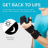 Immobilizer BraceAbility Soft Resting Hand Splint - Stroke Brace Right or Left Hand for Finger Contractures