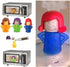 Minecook Microwave Cleaner Easily Crud in Minutes .Steam Cleans with Vinegar and Water for Kitchen Gifts (Color Random)