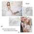 Unsutuo Hair Jewelry Head Chain, Wedding Bohemian Floral Headband Elastic for Women, Silver