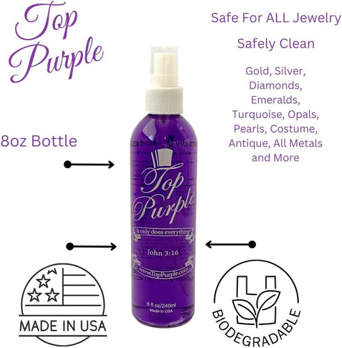 Jewelry and More Cleaner, 8 Ounce Spray Bottle