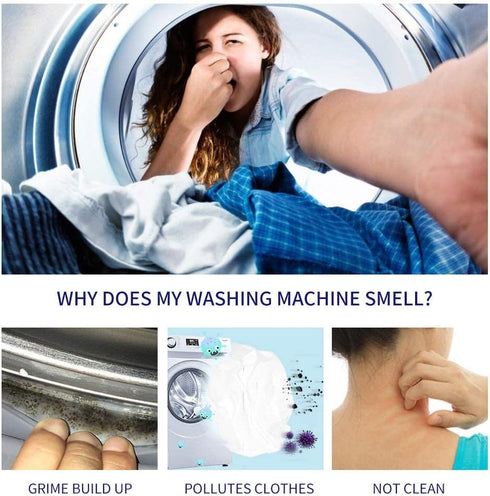 NATRUTH Washing Machine Cleaner Descaler, 30 Pack Deep Cleaning Tablets for HE Front Loader & Top Load Washer