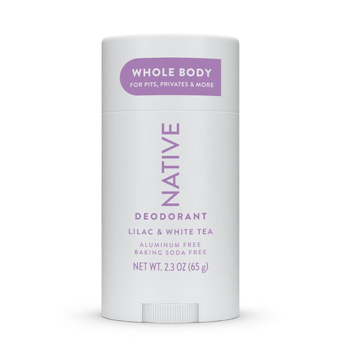 Native Whole Body Deodorant Stick - Naturally Derived Ingredients, 72 Hour Odor Protection, Lilac & Tea