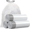 Small Trash Bags 4 Gallon - Drawstring Unscented Garbage Bags for Bathroom, 57 Count