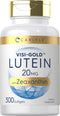 Carlyle Lutein and Zeaxanthin 20mg - 300 Softgels, Eye Health Vitamins, Non-GMO & Gluten Free