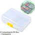 Wopanxye 9 Large Travel Pill Organizer Box, Daily Medicine Dispenser, Compartment Weekly Supplement Holder Pill