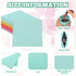 BBTO 15 Pcs Lambskin Small Waterproof Makeup Bag, No Zipper Self Closing Cosmetic Pouch for Women Travel Storage