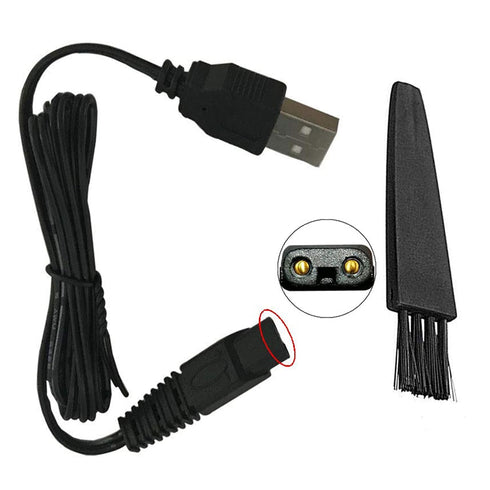 USB Cable Compatible with MicroTouch Solo Men's Electric Shaver, 39.4in 5V Replacement Charger Cord
