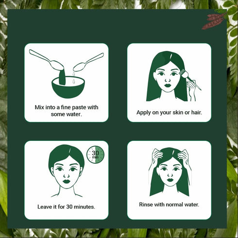 INDUS VALLEY Bio Organic Shikakai Powder for Hair Care, 200g