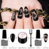 MEET ACROSS 9D Cat Eye Gel Nail Polish Set - Chameleon Magnetic Gel Soak Off UV LED 7 Color Gel with Brush