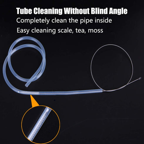 Long Pipe Cleaner, Flexible Tube Cleaning Brush Snake Drain Clog Remover for Aquarium Water Filter Pipe Cleaning Tool