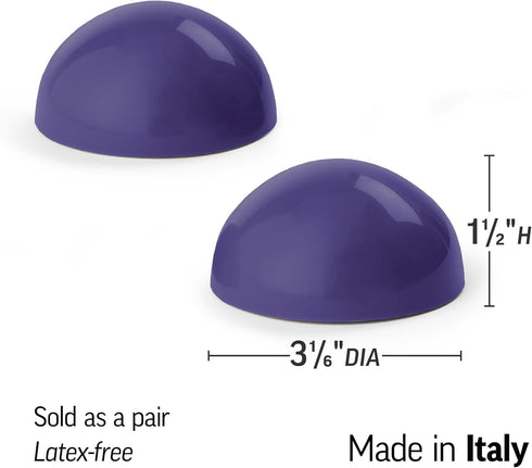 Set OPTP Half Balls (Pair) - No-Roll Half Ball for Stretching and Massage, Plantar Fasciitis Relief, and Muscle Tension
