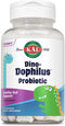 KAL DinoDophilus Probiotics for Kids, 2 Billion CFU, Chewable Black Cherry Flavor for Gut Health, 60 Servings.