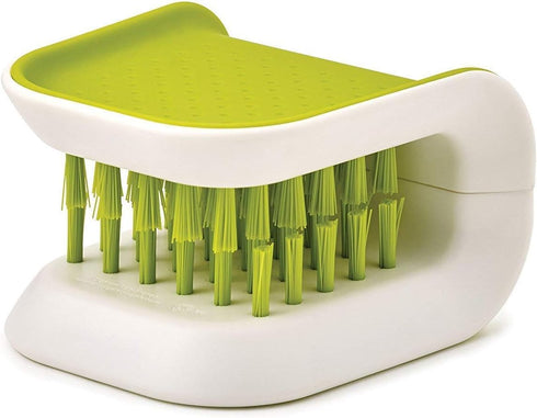 2Pcs Knife Cleaner Blade Brush, Green Cutlery Cleaner Brush for Kitchen Washing Non-Slip by Lucky Shop1234 (Green)