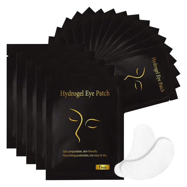 Vaincre 120 Pairs Hydrogel Eye Patches, Gel Eye Pads for Lash Extensions, Beauty Tools