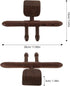 Tofficu Wooden Neck and Back Massager Stick for Fatigue Relief, Handheld Chicken Wing Wood Pressure Point Tool