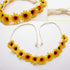 zYoung 2 Pcs Fashion Flower Headband, Sunflower Hair Wreath Festival Hair Band, Bridal Headpiece