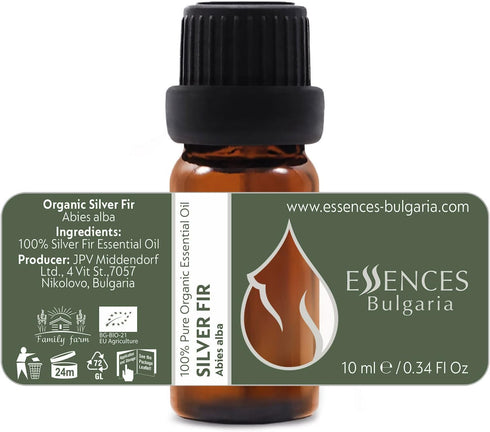 Set 100% (3pcs 10ml) Forest Magic - Organic Essential Oils - Scotch Pine + Juniper + Silver Fir - Pure and Natural