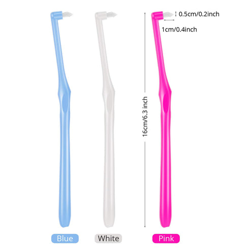 Boao Single Tuft Toothbrush, 6 Pieces, Battery Powered, Soft
