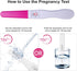 Tests,6 10 MIU/ml,Over 99% 3 Packs Pregnancy Test Early Detection HCG Days Before Missed Period,High Sensitivity