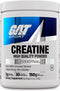 GAT SPORT Creatine Monohydrate Powder - Unflavored, 30 Servings for Strength, Endurance, Brain Health