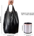 Small Trash Bags, Strong Black Garbage Bags, Unscented Thicken Bin Liner for Bedroom Home Kitchen, 6 Gallon, 120 Count
