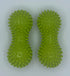 Therapist's Choice Pack 2 Set of Soft Spiky Massage Peanut Balls, Stress Reflexology, Porcupine Sensory Peanut Ball
